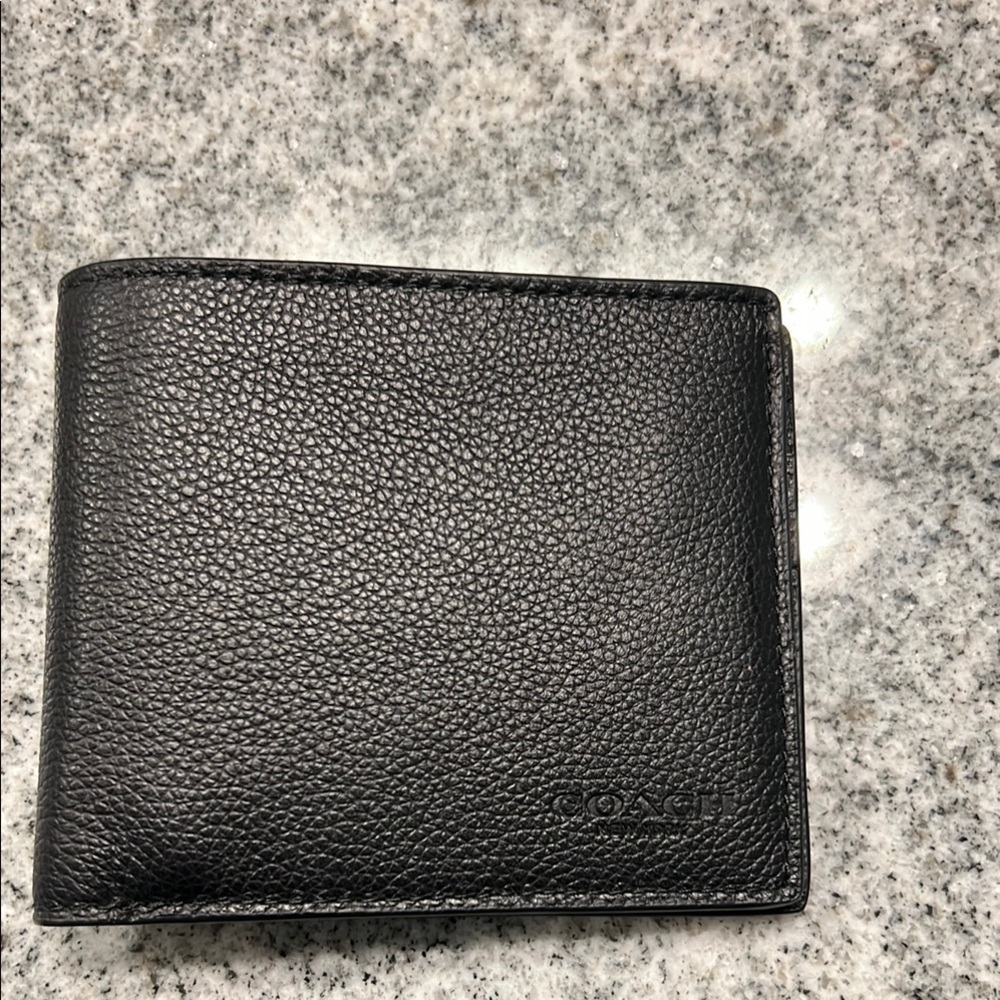 Coach Black Key and Card Holder Leather Accessory
